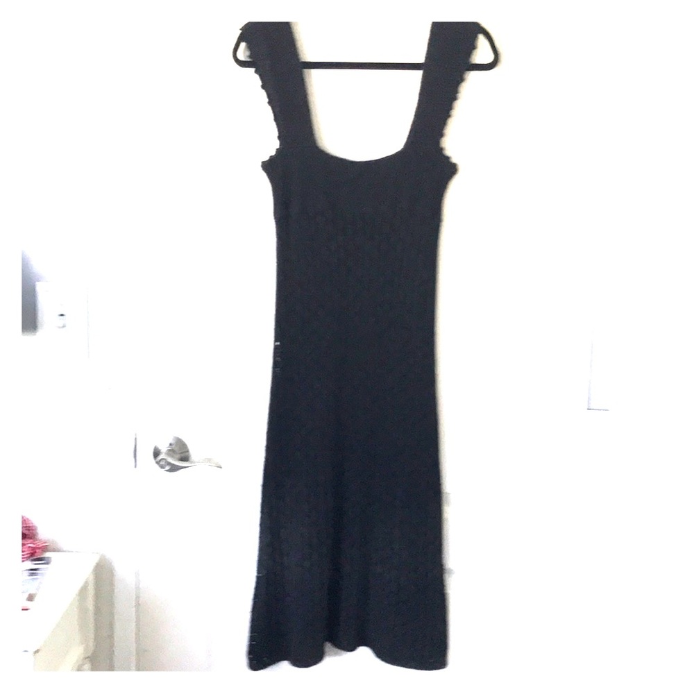 Anthropologie black dress